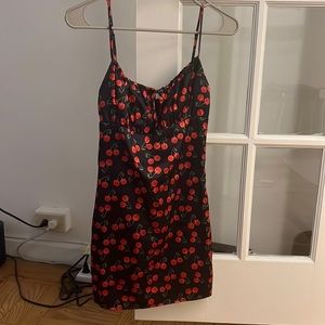 Revolve cherry print mini dress